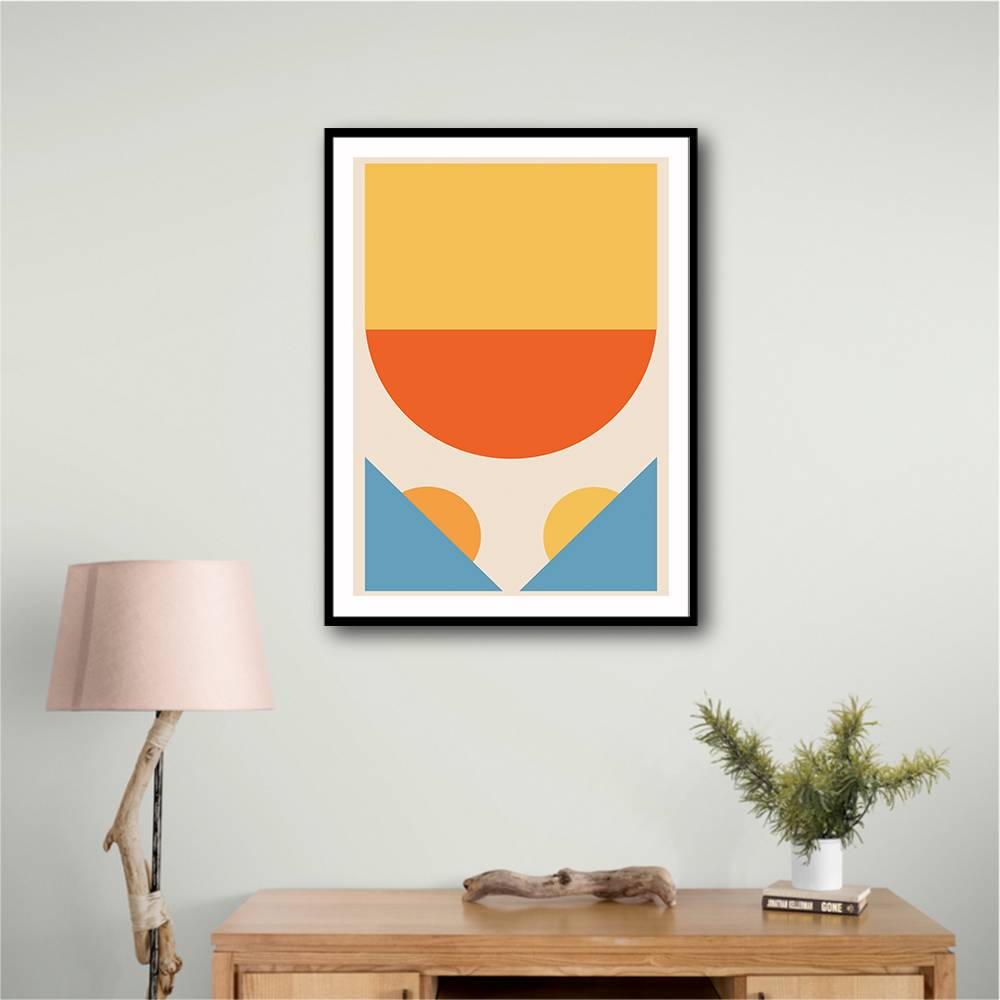 Bright Minimal Shapes Series #1 Wall Art Bright Minimal Shapes Series #1 Wall Art