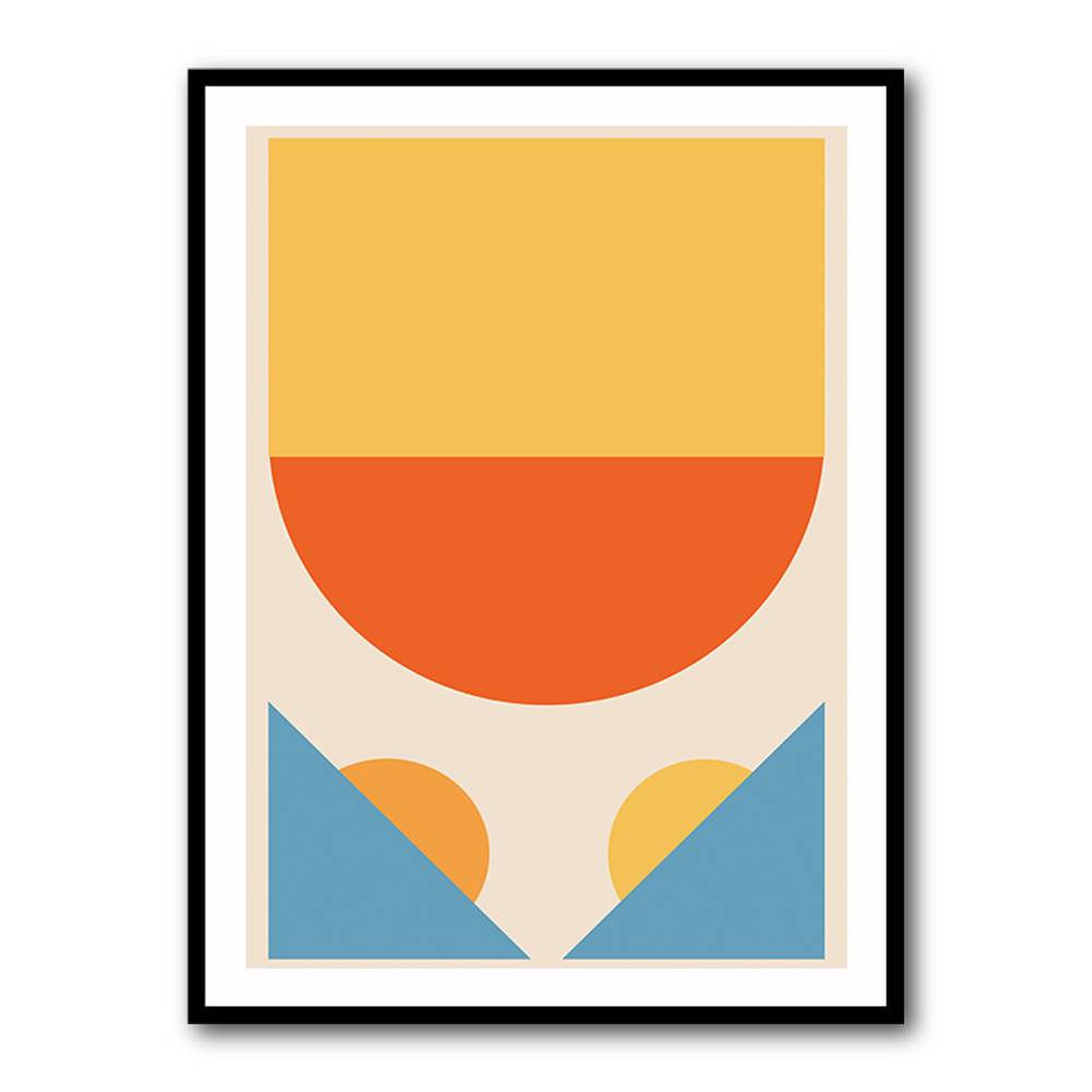 Bright Minimal Shapes Series #1 Wall Art Bright Minimal Shapes Series #1 Wall Art