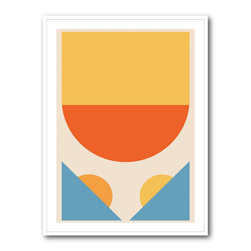 Bright Minimal Shapes Series #1 Wall Art Bright Minimal Shapes Series #1 Wall Art