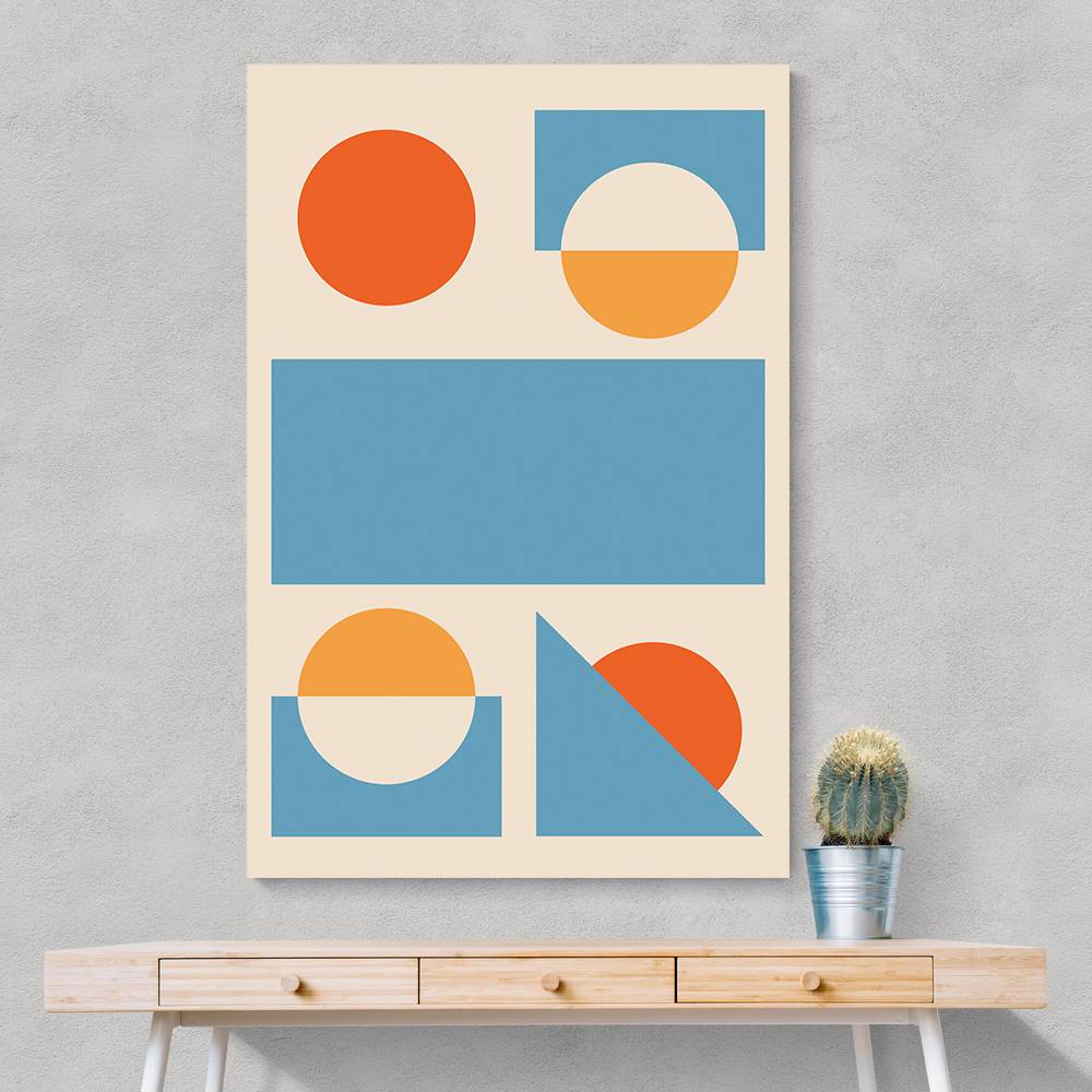 Bright Minimal Shapes Series #2 Wall Art Bright Minimal Shapes Series #2 Wall Art