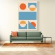 Bright Minimal Shapes Series #2 Wall Art Bright Minimal Shapes Series #2 Wall Art