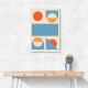 Bright Minimal Shapes Series #2 Wall Art Bright Minimal Shapes Series #2 Wall Art