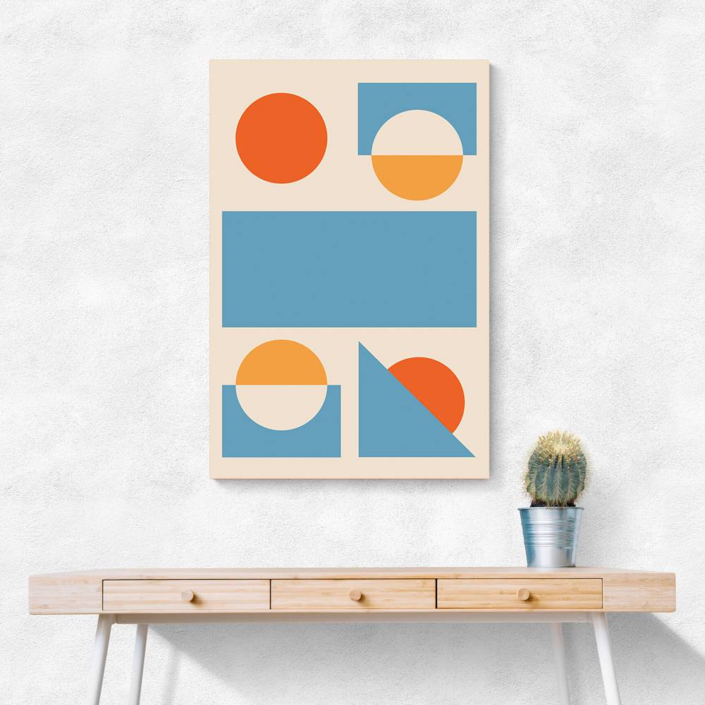 Bright Minimal Shapes Series #2 Wall Art Bright Minimal Shapes Series #2 Wall Art