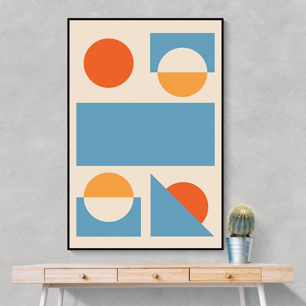 Bright Minimal Shapes Series #2 Wall Art Bright Minimal Shapes Series #2 Wall Art