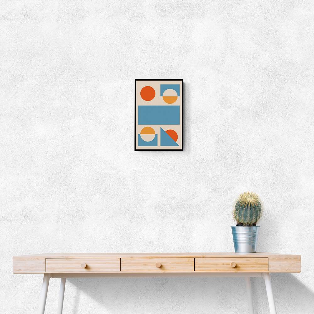 Bright Minimal Shapes Series #2 Wall Art Bright Minimal Shapes Series #2 Wall Art