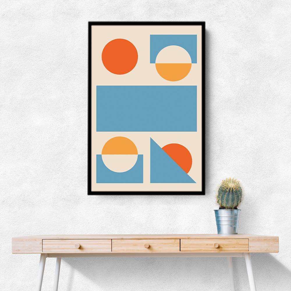 Bright Minimal Shapes Series #2 Wall Art Bright Minimal Shapes Series #2 Wall Art