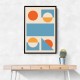 Bright Minimal Shapes Series #2 Wall Art Bright Minimal Shapes Series #2 Wall Art