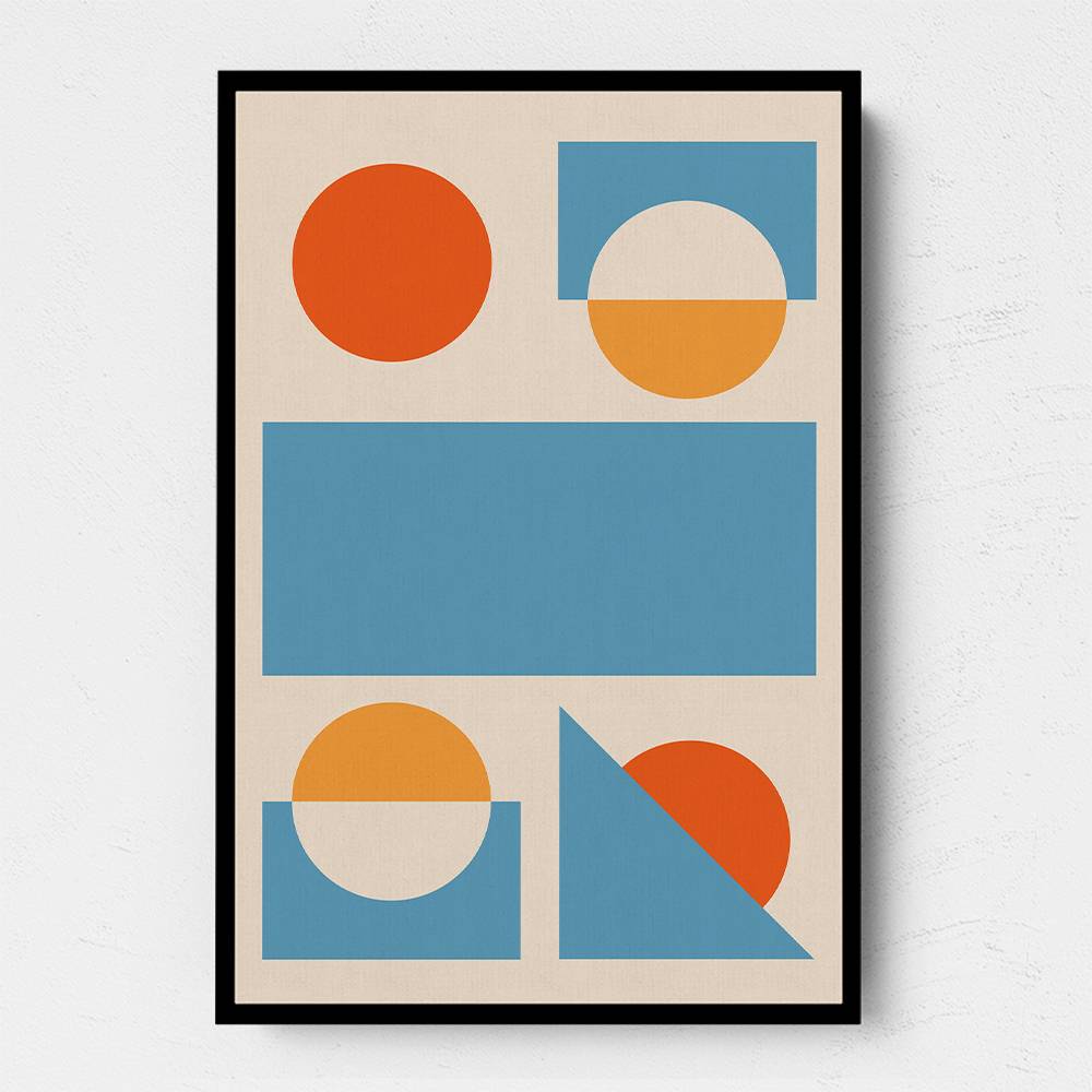 Bright Minimal Shapes Series #2 Wall Art Bright Minimal Shapes Series #2 Wall Art