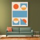 Bright Minimal Shapes Series #2 Wall Art Bright Minimal Shapes Series #2 Wall Art