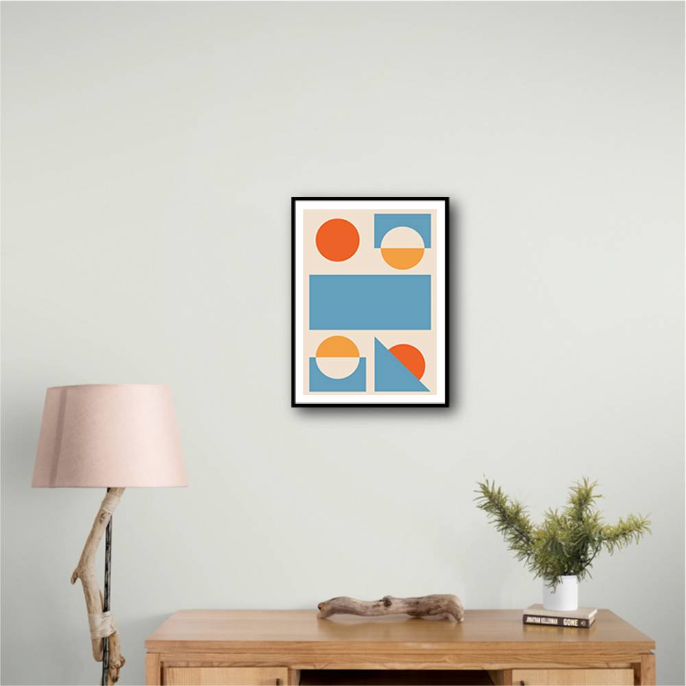 Bright Minimal Shapes Series #2 Wall Art Bright Minimal Shapes Series #2 Wall Art