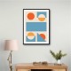 Bright Minimal Shapes Series #2 Wall Art Bright Minimal Shapes Series #2 Wall Art