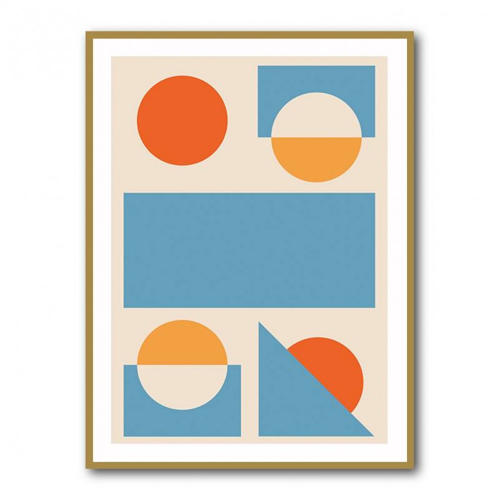 Bright Minimal Shapes Series #2 Wall Art Bright Minimal Shapes Series #2 Wall Art