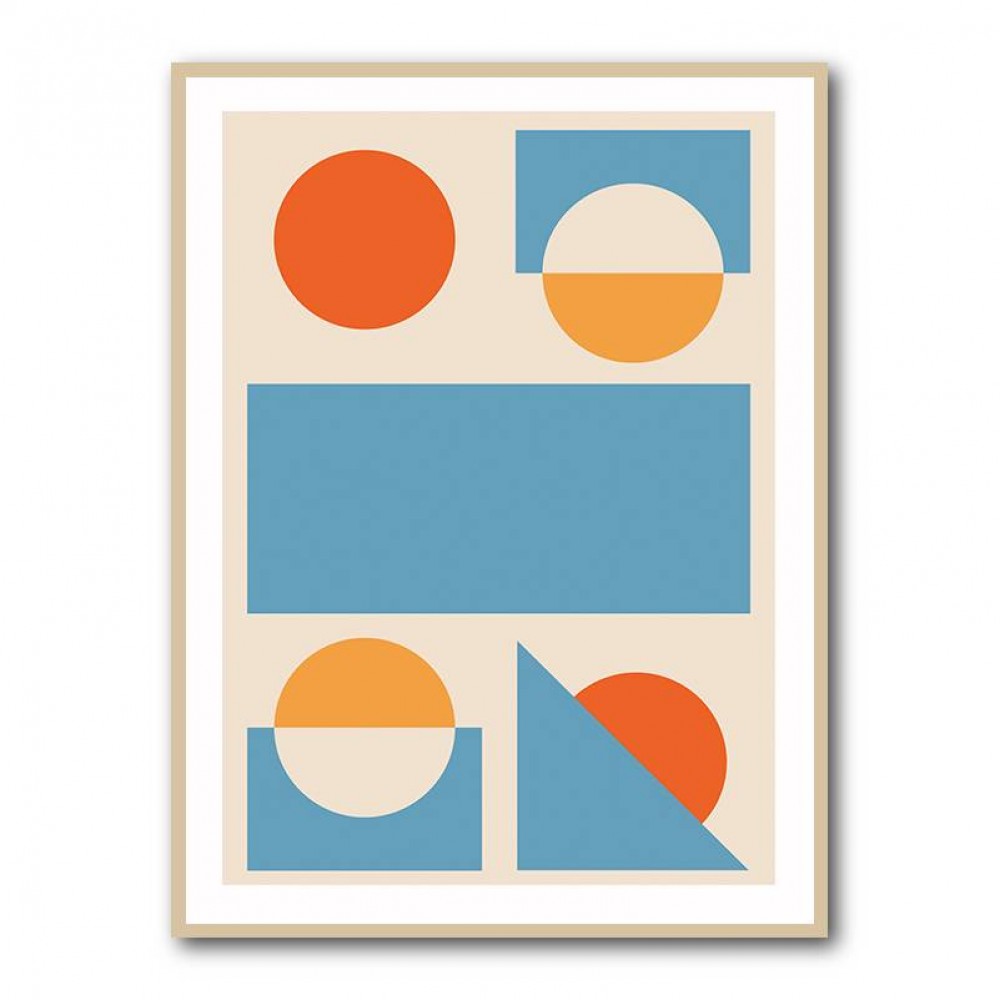 Bright Minimal Shapes Series #2 Wall Art Bright Minimal Shapes Series #2 Wall Art