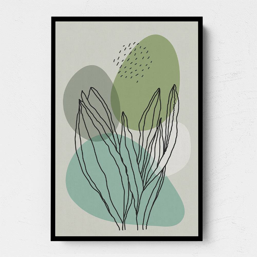 Color Abstract Plants #1 Wall Art Color Abstract Plants #1 Wall Art