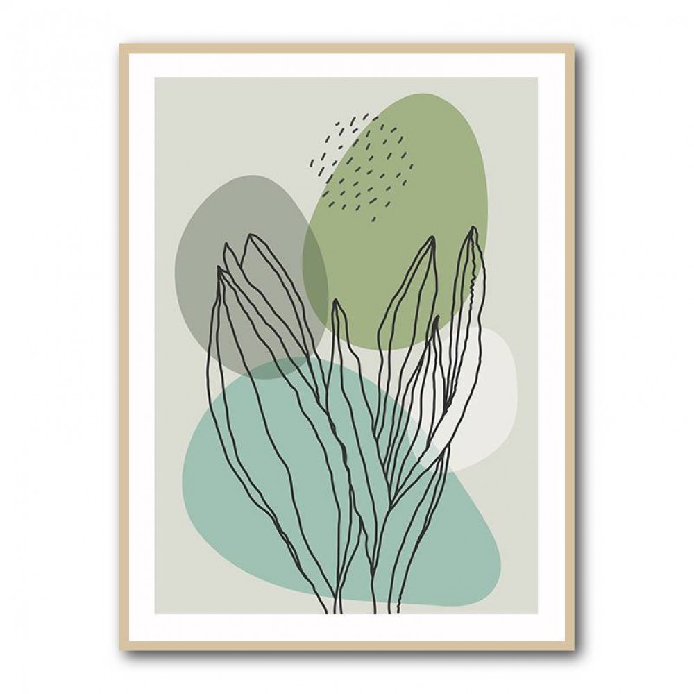 Color Abstract Plants #1 Wall Art Color Abstract Plants #1 Wall Art