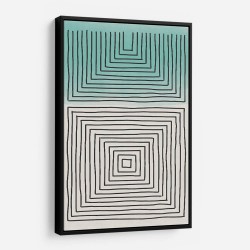  Light Green Watercolor Shapes #1 Wall Art