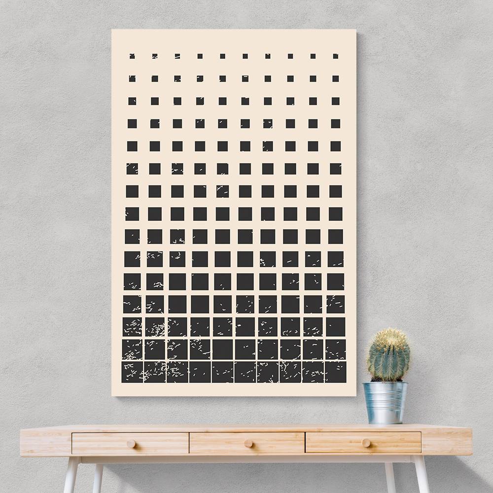 Minimal Halftone Shapes #1 Wall Art Minimal Halftone Shapes #1 Wall Art