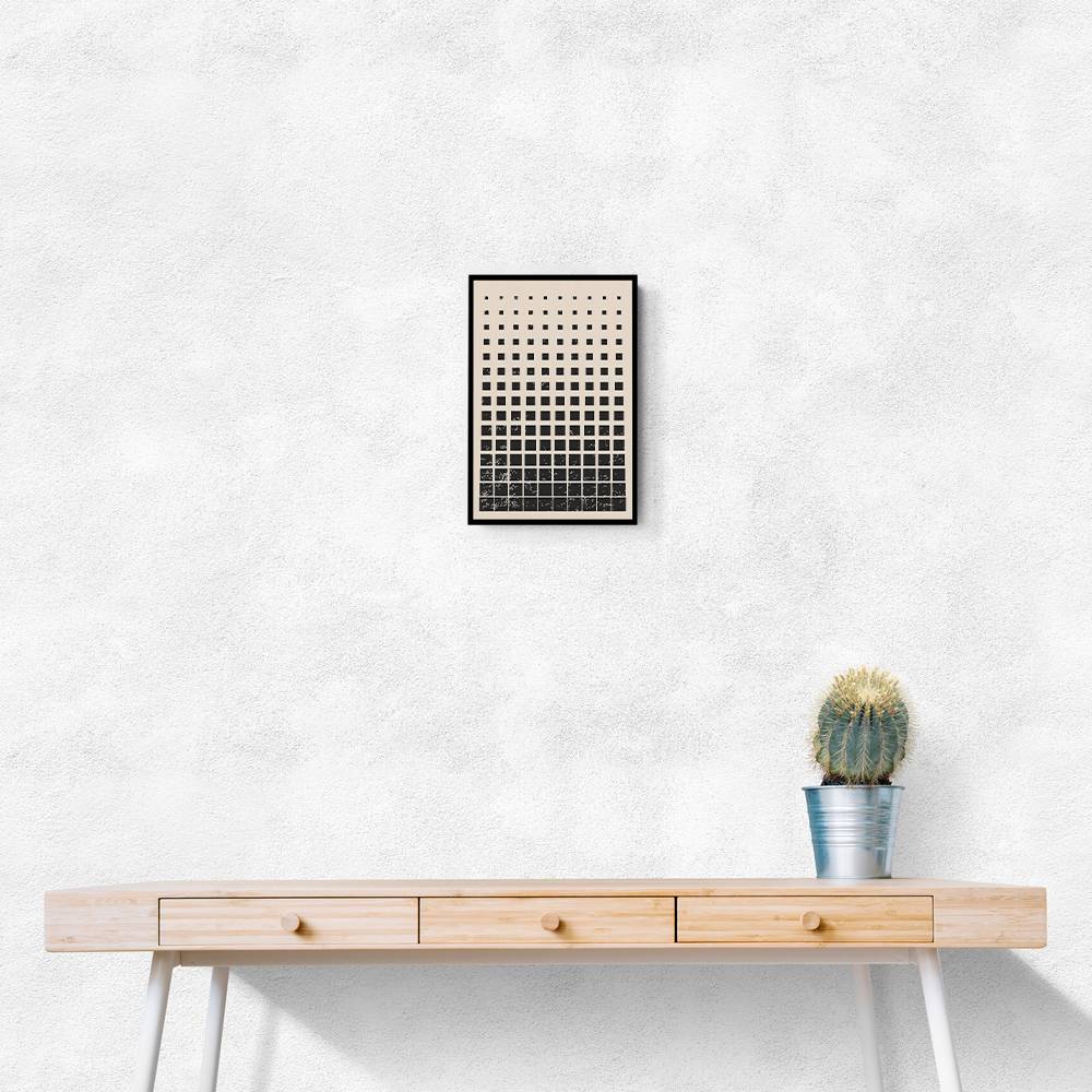 Minimal Halftone Shapes #1 Wall Art Minimal Halftone Shapes #1 Wall Art