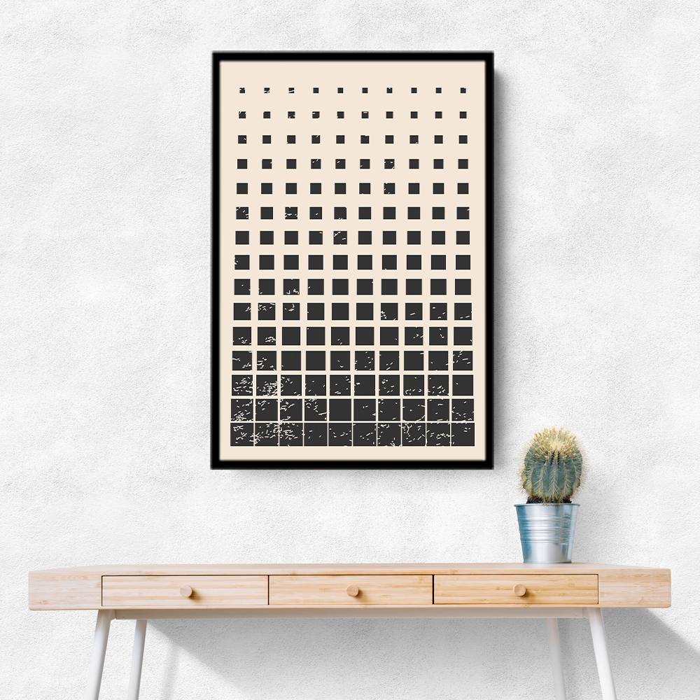 Minimal Halftone Shapes #1 Wall Art Minimal Halftone Shapes #1 Wall Art