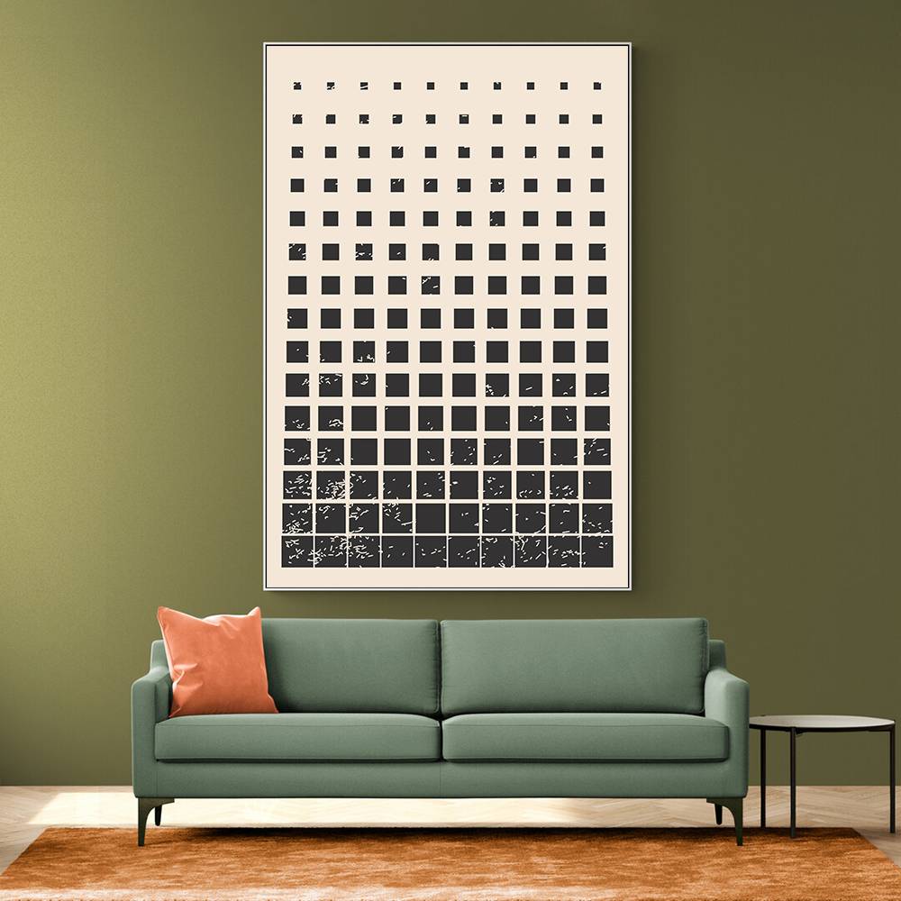 Minimal Halftone Shapes #1 Wall Art Minimal Halftone Shapes #1 Wall Art