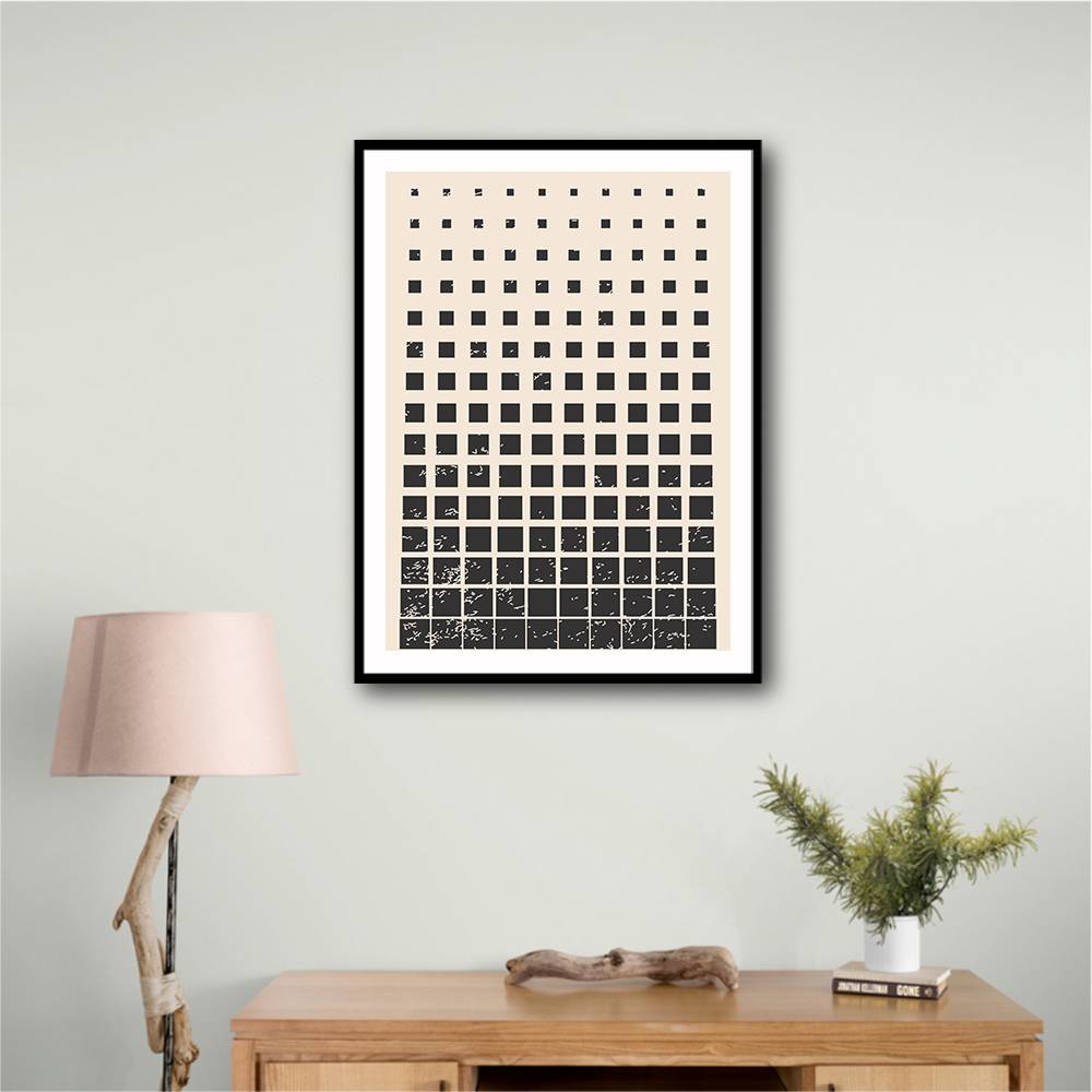 Minimal Halftone Shapes #1 Wall Art Minimal Halftone Shapes #1 Wall Art