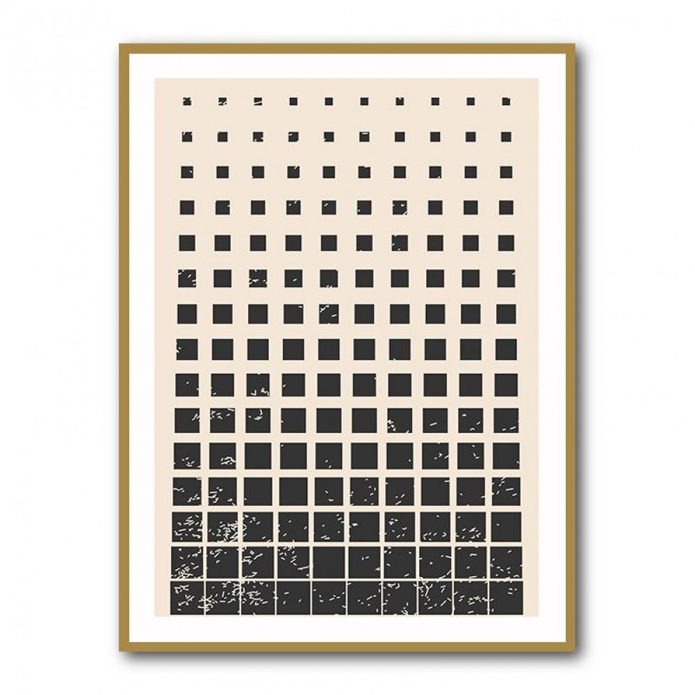 Minimal Halftone Shapes #1 Wall Art Minimal Halftone Shapes #1 Wall Art