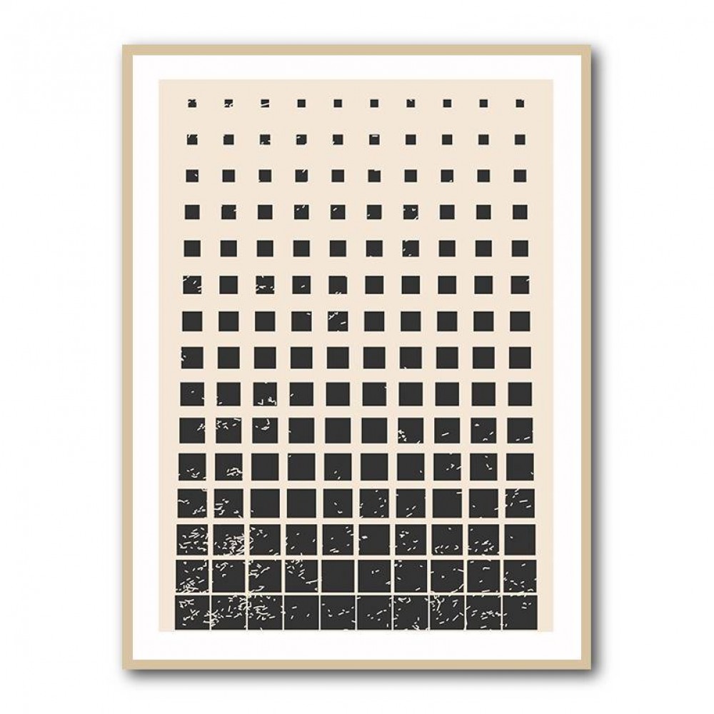 Minimal Halftone Shapes #1 Wall Art Minimal Halftone Shapes #1 Wall Art