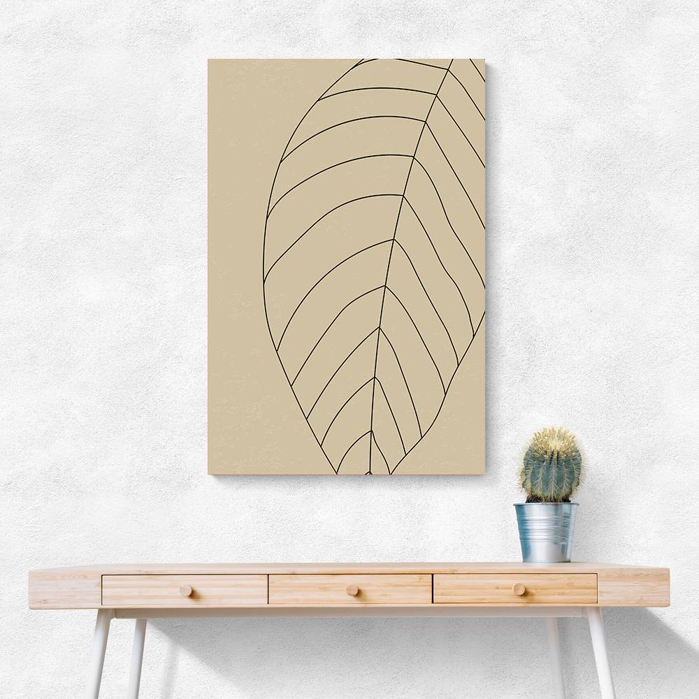 Minimal Leaves #4 Wall Art Minimal Leaves #4 Wall Art