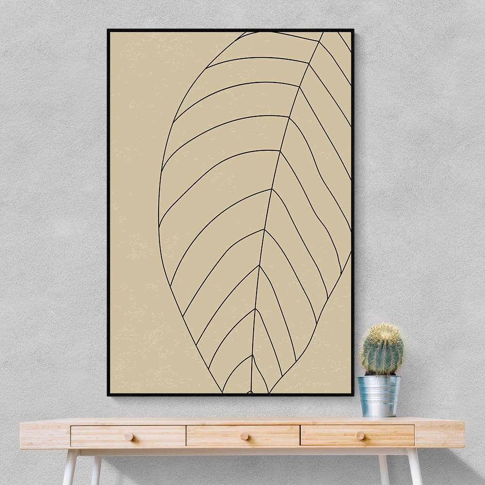 Minimal Leaves #4 Wall Art Minimal Leaves #4 Wall Art