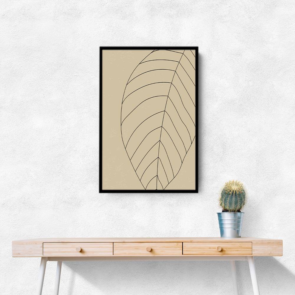 Minimal Leaves #4 Wall Art Minimal Leaves #4 Wall Art