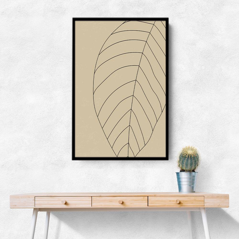 Minimal Leaves #4 Wall Art Minimal Leaves #4 Wall Art