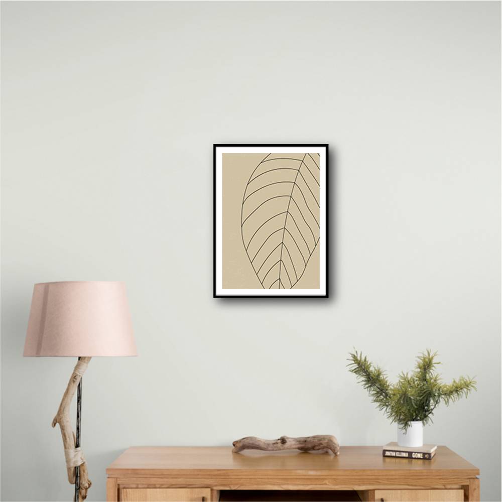 Minimal Leaves #4 Wall Art Minimal Leaves #4 Wall Art
