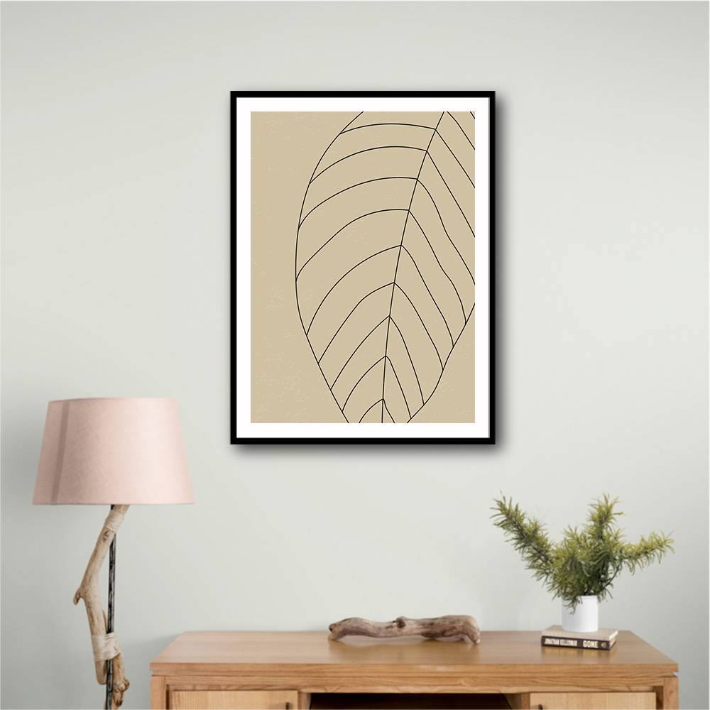 Minimal Leaves #4 Wall Art Minimal Leaves #4 Wall Art