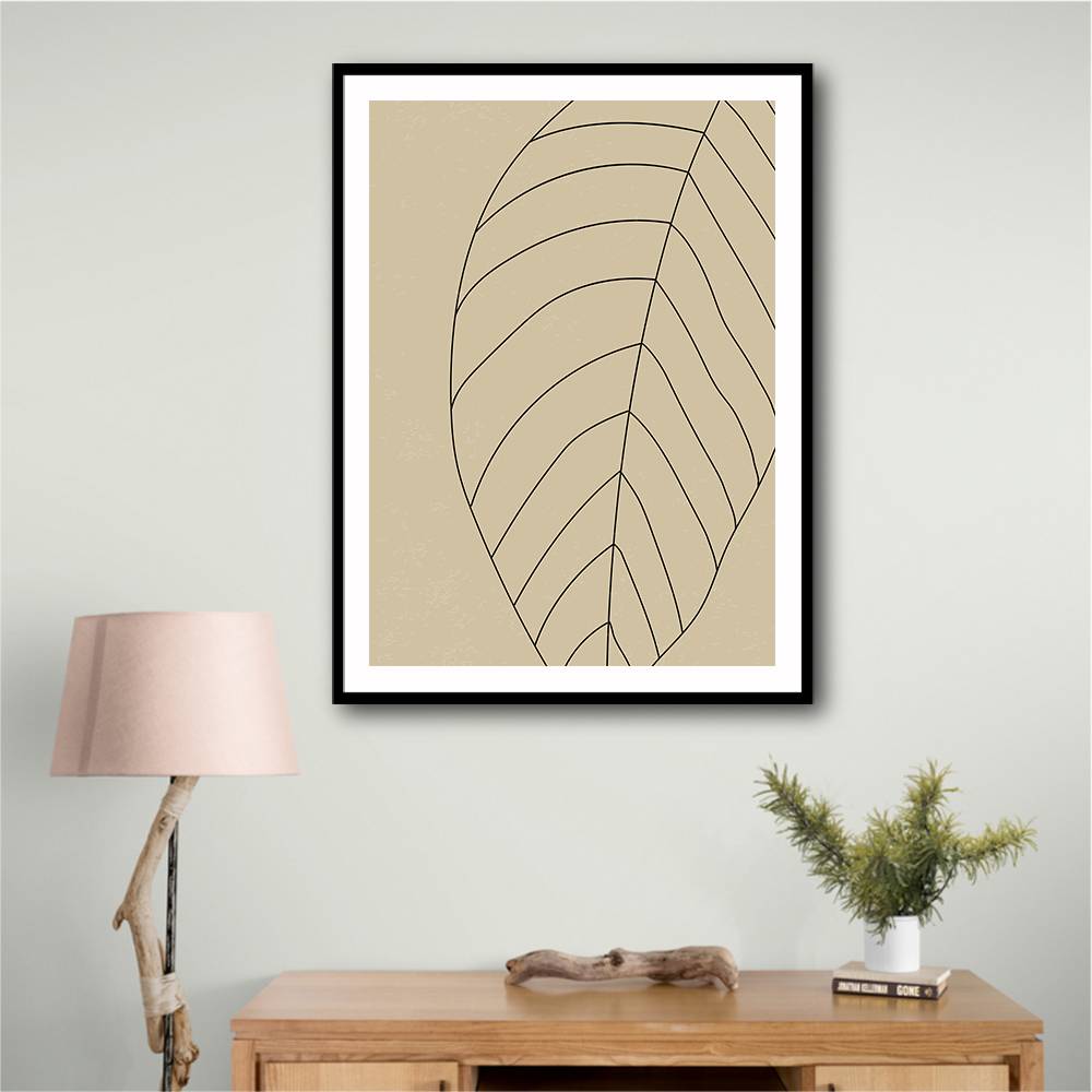 Minimal Leaves #4 Wall Art Minimal Leaves #4 Wall Art