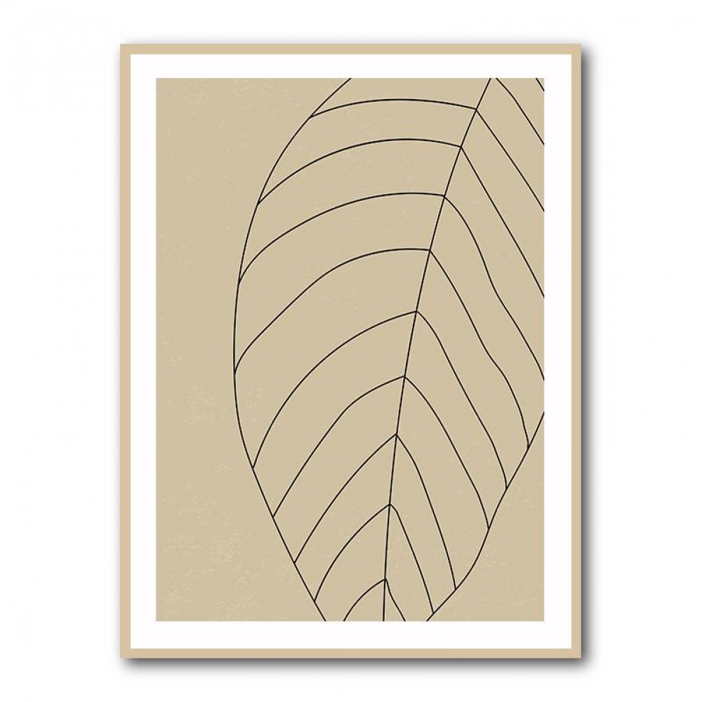 Minimal Leaves #4 Wall Art Minimal Leaves #4 Wall Art