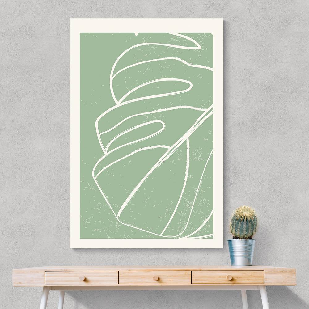 Minimal Monstera Collection #2 Wall Art Minimal Monstera Collection #2 Wall Art