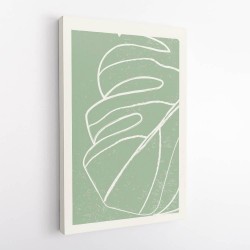 Minimal Monstera Collection #2 Wall Art