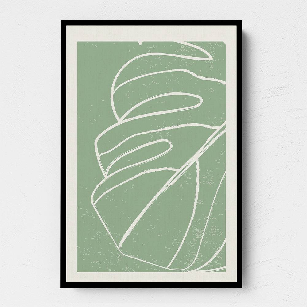 Minimal Monstera Collection #2 Wall Art Minimal Monstera Collection #2 Wall Art