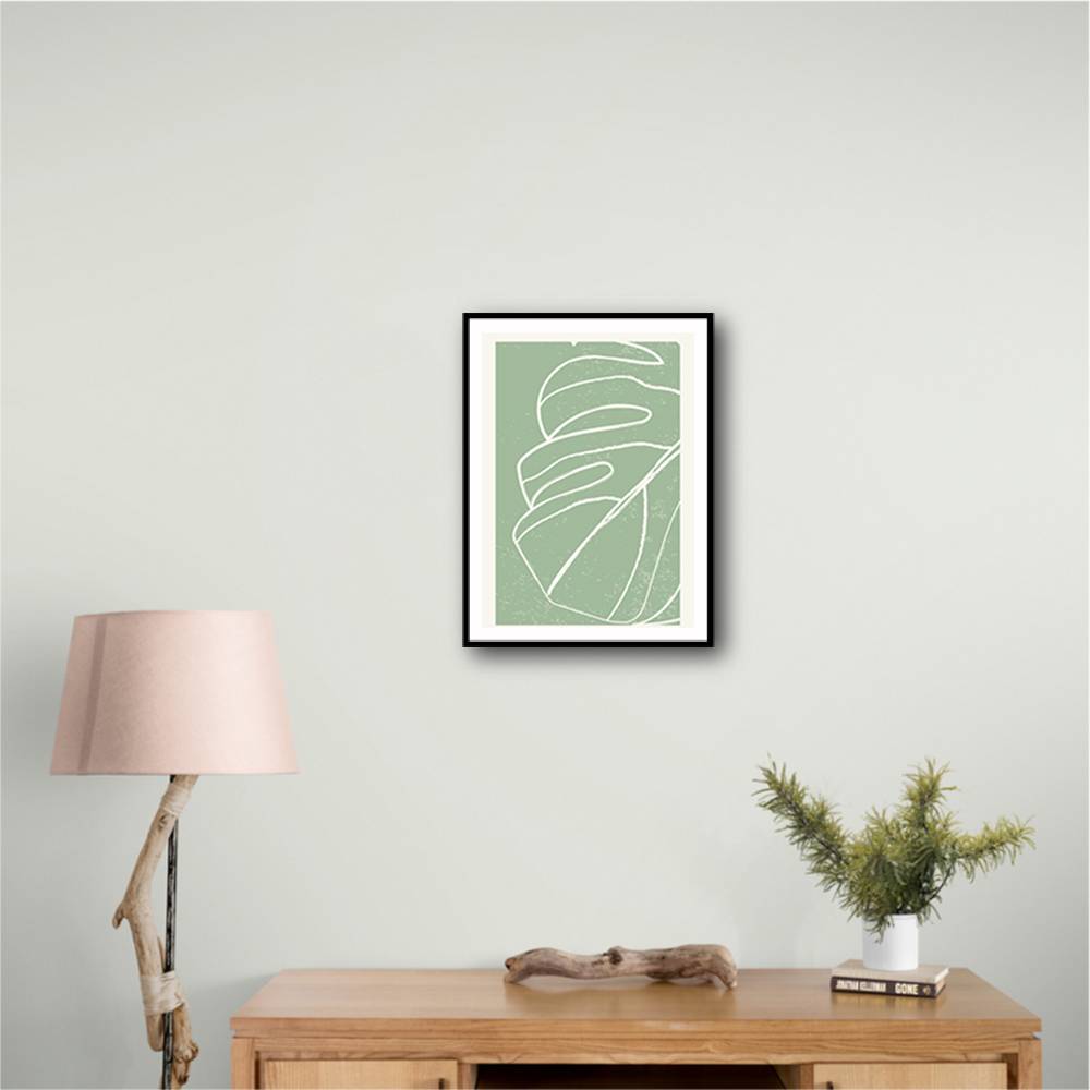 Minimal Monstera Collection #2 Wall Art Minimal Monstera Collection #2 Wall Art
