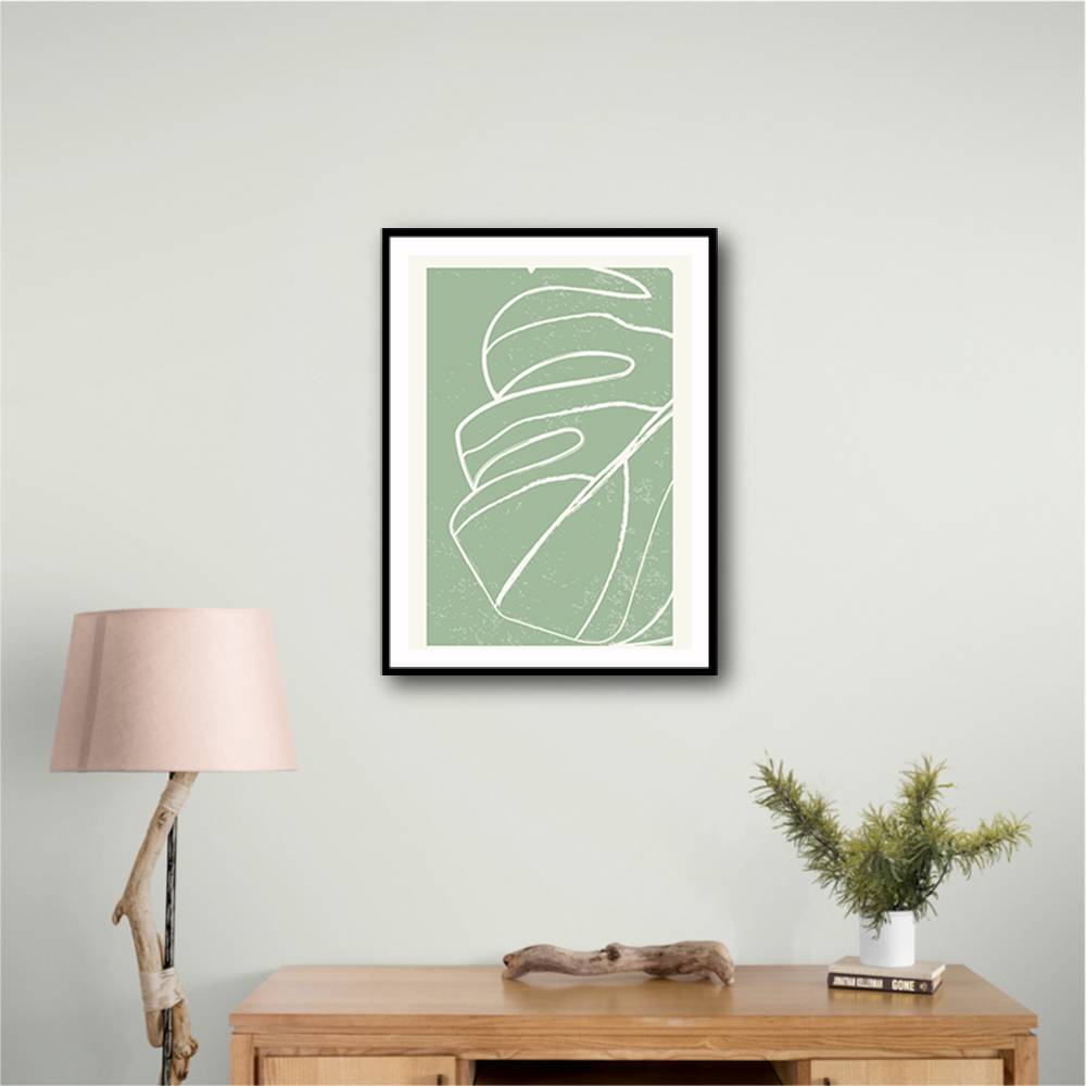 Minimal Monstera Collection #2 Wall Art Minimal Monstera Collection #2 Wall Art