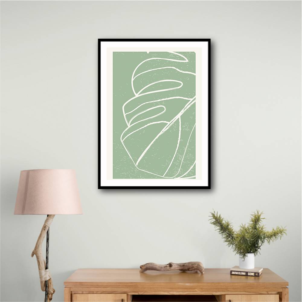 Minimal Monstera Collection #2 Wall Art Minimal Monstera Collection #2 Wall Art
