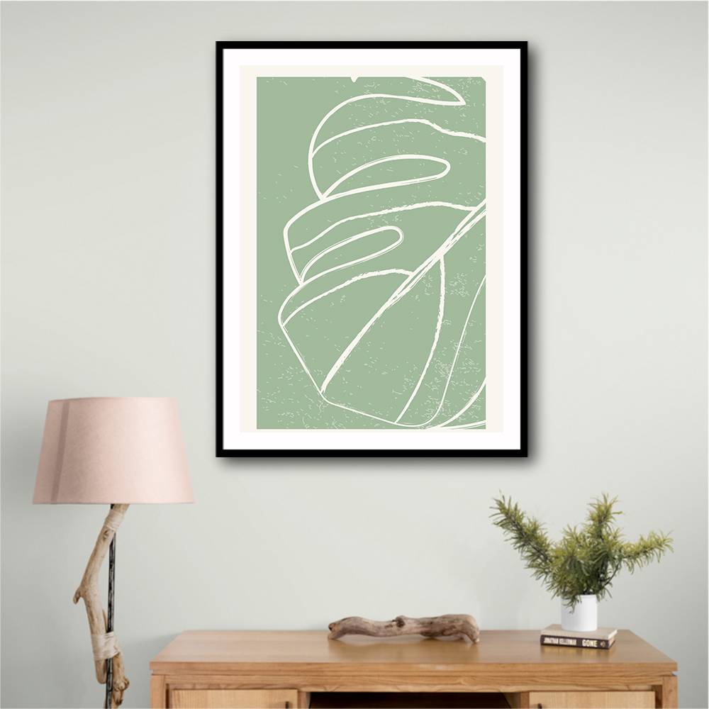 Minimal Monstera Collection #2 Wall Art Minimal Monstera Collection #2 Wall Art