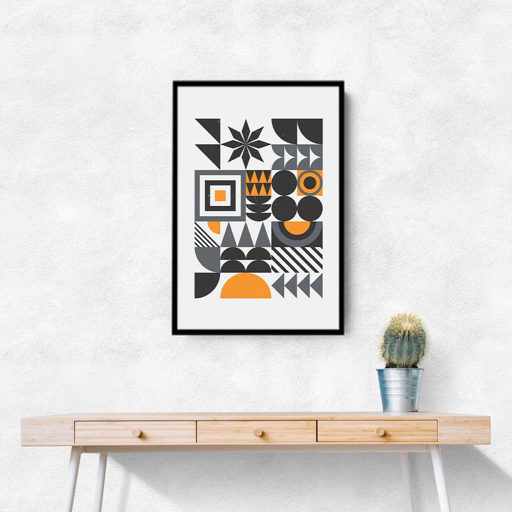Vibrant Bauhaus Collection #4 Wall Art Vibrant Bauhaus Collection #4 Wall Art