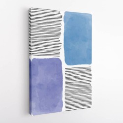 Watercolor Lines Series #1 Wall Art