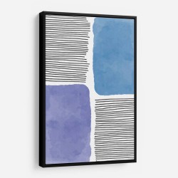 Watercolor Lines Series #1 Wall Art