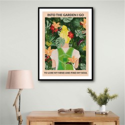 Into the Garden (blonde) Wall Art