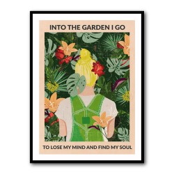 Into the Garden (blonde) Wall Art