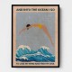 Into the Ocean (blue) Standard Wall Art