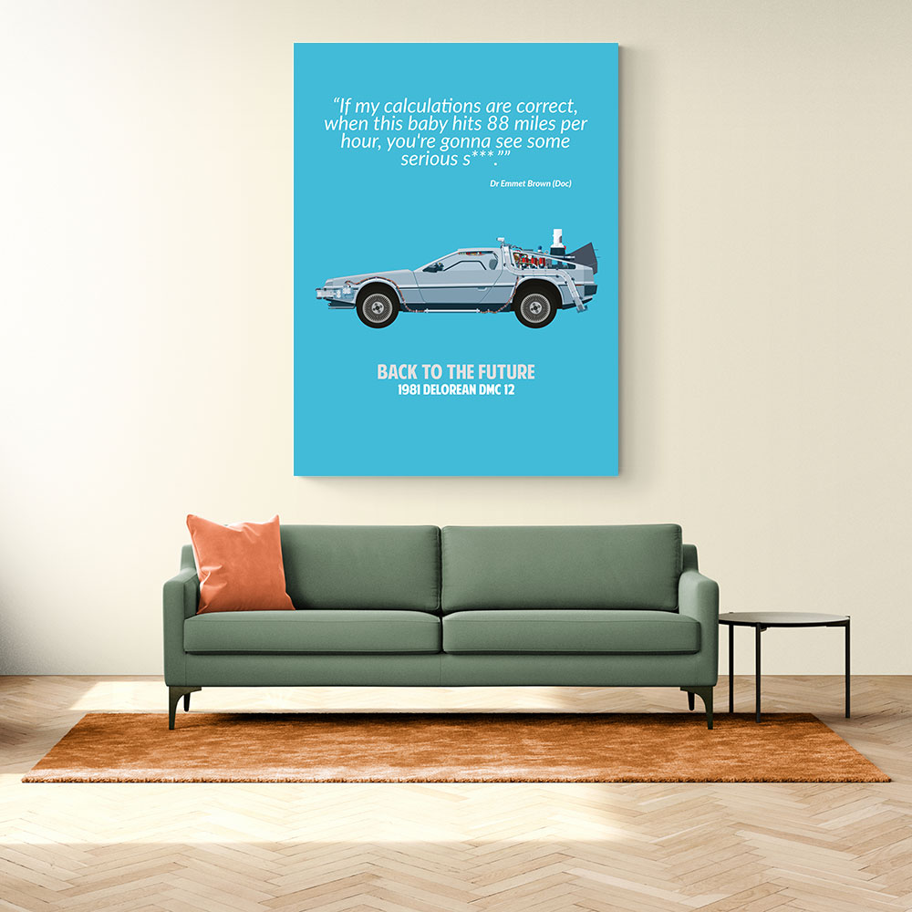 Back To the Future Standard Wall Art