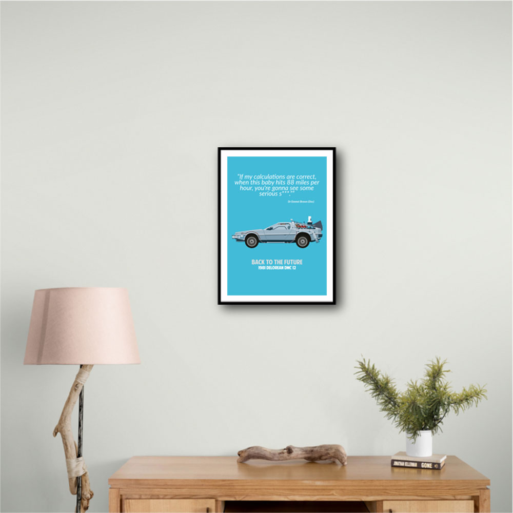 Back To the Future Standard Wall Art